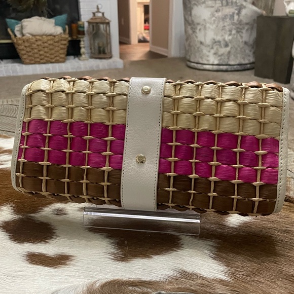 Vintage Kate Spade New York woven straw clutch - Picture 3 of 4